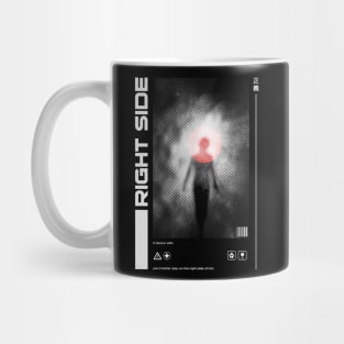 RIGHT SIDE - Aesthetic brutalist design Mug